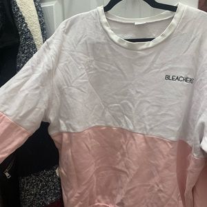 BLEACHERS (the band) two tone sweatshirt